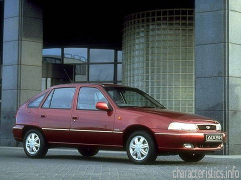 DAEWOO Поколение
 Nexia (KLETN) 1.5 (80 Hp) Технически характеристики
